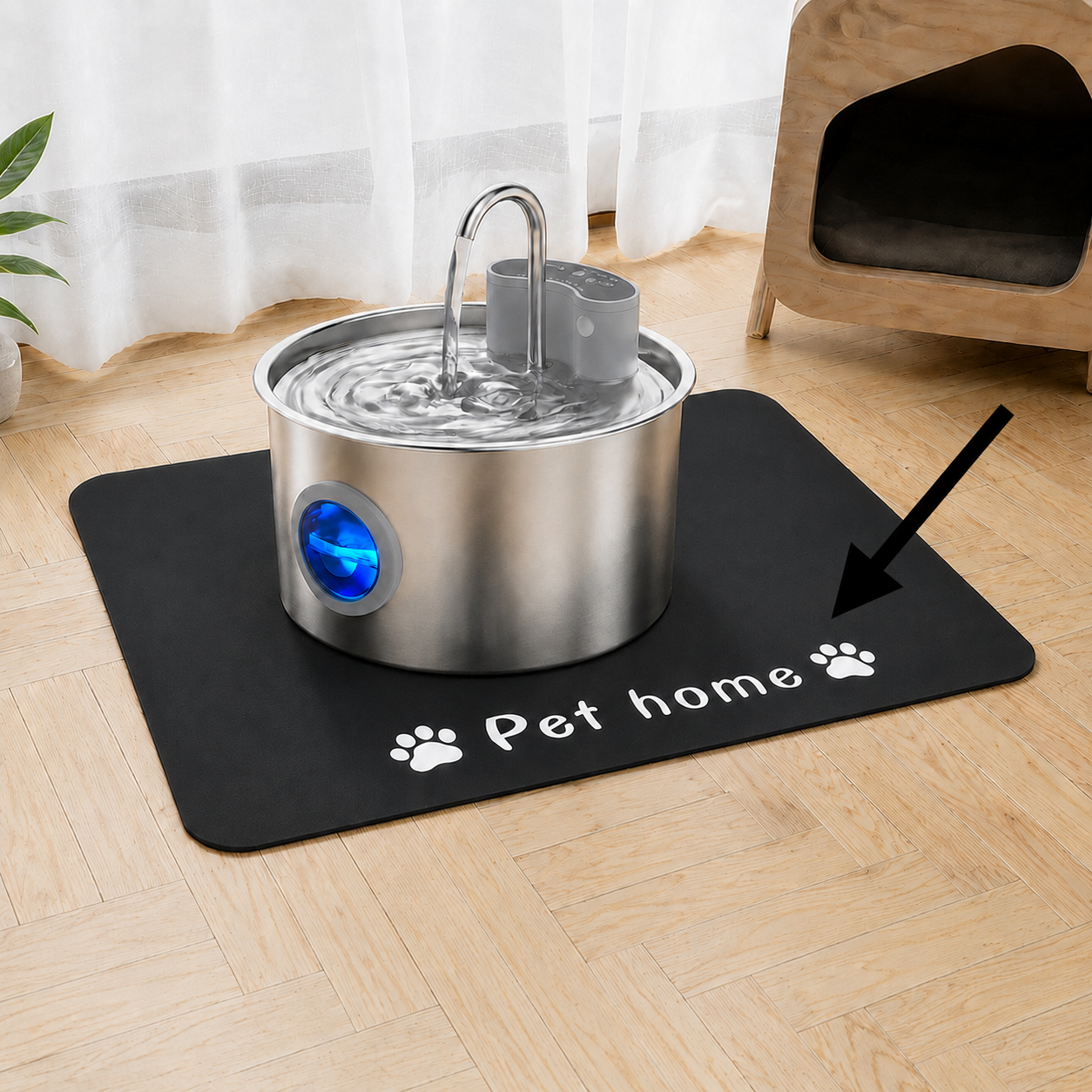 Waterproof Pet Feeding Mat – Non-Slip Food & Water Bowl Mat