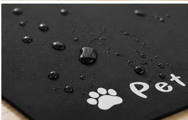 Waterproof Pet Feeding Mat – Non-Slip Food & Water Bowl Mat